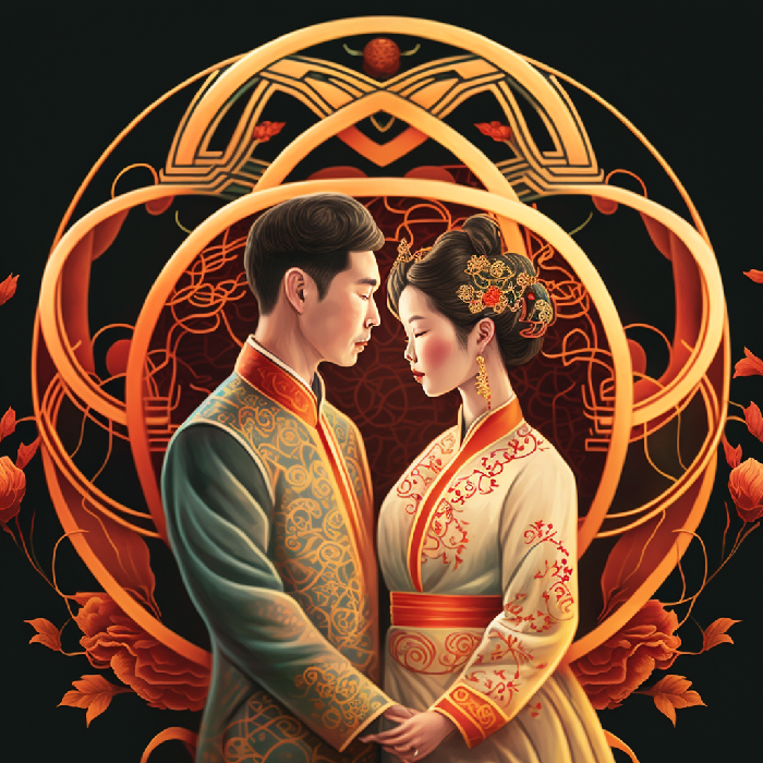结发为夫妻